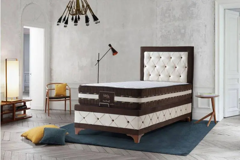 alp bedding i̇di̇l set with base mattress and headboard