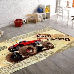 seroni karting детский ковер в стиле пэчворк с цифровой печатью