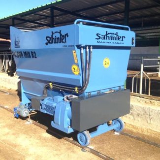 Excellent  Rail Feed Mixer Wagon Sahinler Animal Cattle Feede...