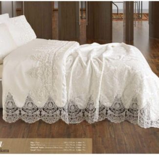 Armes Home Diana Chenille Pique Bed Cover Set with Linens 230...