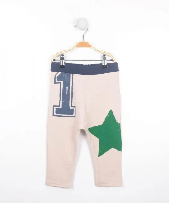 Baby Boy Star Printed Bottom Tracksuit for 0-4 Years