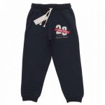 Bottom Tracksuit with Ribana 4-9 Years Navy Color