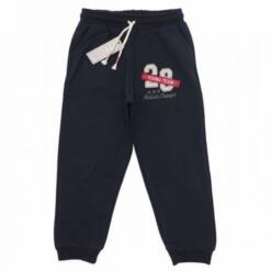 Pantalón chándal con ribana 4-9 años color marino