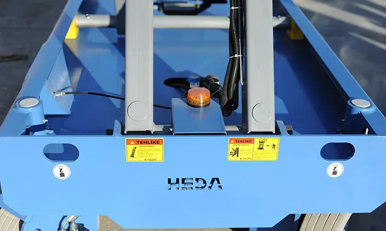 HEDA 14 meter Self propelled electric scissor lift platform