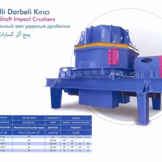 Tek-El Makina Vertical shaft impact crushers 60 – 450 M...