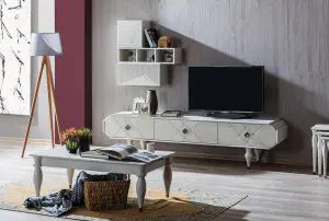 Ayhan Bronze Tv Unit Home Furnitur
