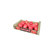 bahçeci agricultura granada roja dulce agria frutas caja de madera 5kg