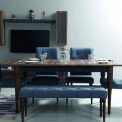 Şiptar modern blue dining room furniture set