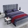Şiptar Modern Clear Bedroom Furniture Sets King Queen Full V...