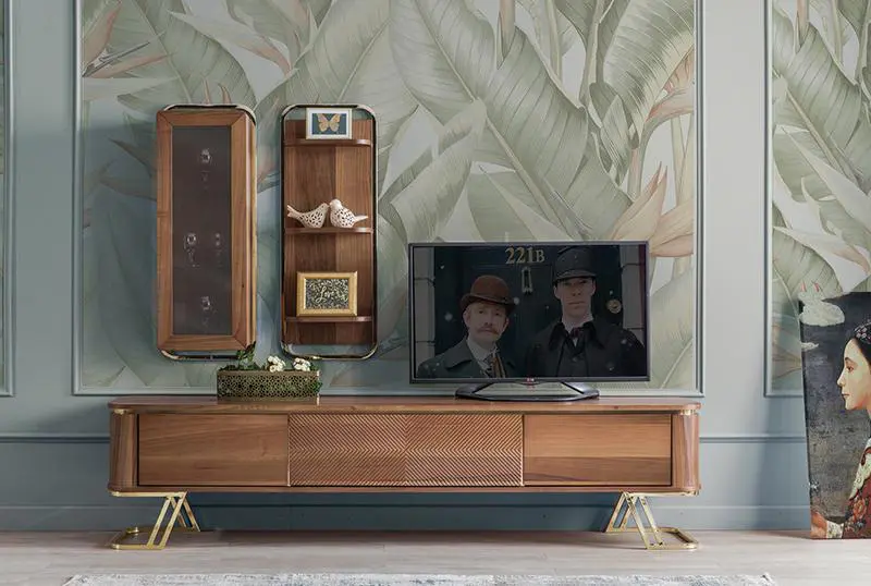 ayhan gold tv unit furniture