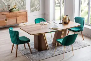 Ayhan Gold Dining Room Furniture Set