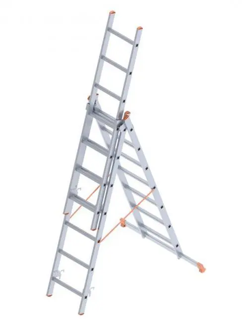 saraylı 4×4 488cm length aluminum multipurpose industrial folding ladder 7616