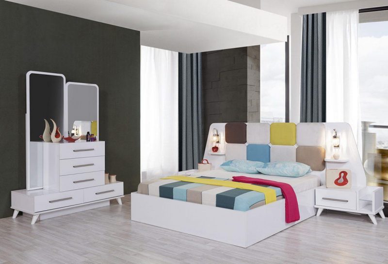 davenza home furniture karben white bedroom