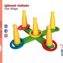 KingKids King Fun Rings Toys Toss Game Outdoor Indoor Yard for Kids Toddler Adults Children Boys Girls FR7100