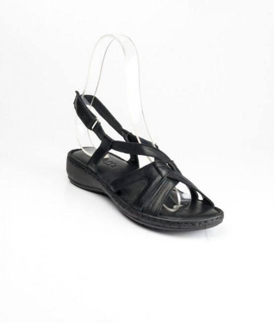 levossa genuine leather flat heel women’s sandal