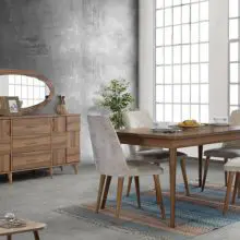 Şiptar modern lotus dining room furniture set