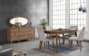 Şiptar Modern Lotus Dining Room Furniture Set