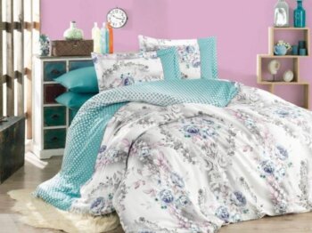 nazenin Heimtextilien-Satin-Bettwäsche-Sets