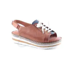 Yeşilbel Shoes Genuine Leather Colorful Women Sandals