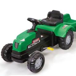 trattore simsek toys con rimorchio a pedali