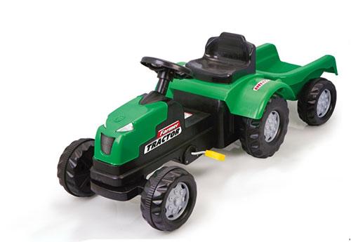 simsek toys tractor with pedal trailer