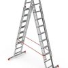 Sm saraylı 2 sectional double sliding industrail ladder