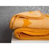 Irya textile star baby blanket orange