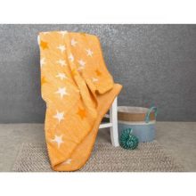 irya textile star baby blanket orange