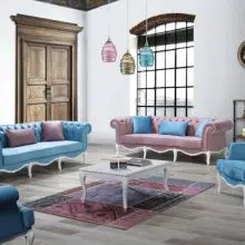 Şiptar Modern Swan Sofa Furniture Set