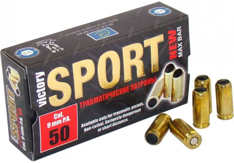 turaç vsport victory sport 9mm traumatic cartridges