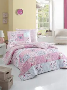 Виктория текстилен памучен комплект за спално бельо Ranforce