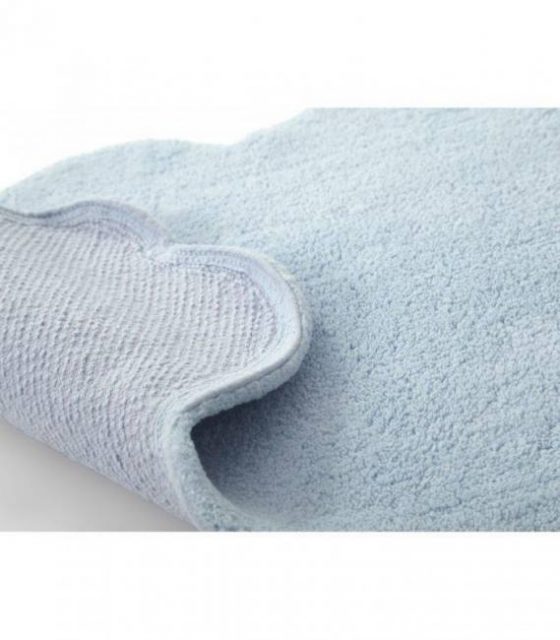 Irya textile cloud cotton doormat blue