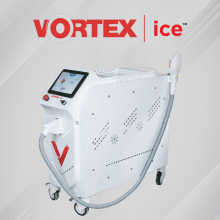 vortex ice painless epilation with ice cap effect