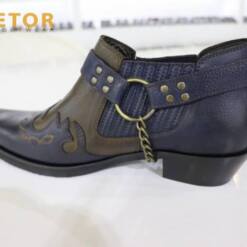 Etor Cowboy Western Real Leather Men Ankle Boots Dress Shoes 19 From Turkey etor shoes cowboy western genuine leather mens ankle boots 2021
