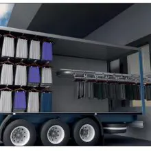 timtas hanger systems vehicle loading telescopic conveyor