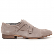 molyer tumbled sole beige suede casual shoes
