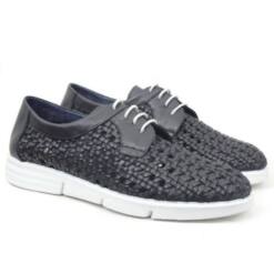 Molyer Navy Blue Hand Knit Casual Shoes 4 From Turkey molyer navy blue hand knit casual shoes