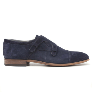 Molyer Tumbled Sole Navy Suede Casual Shoes