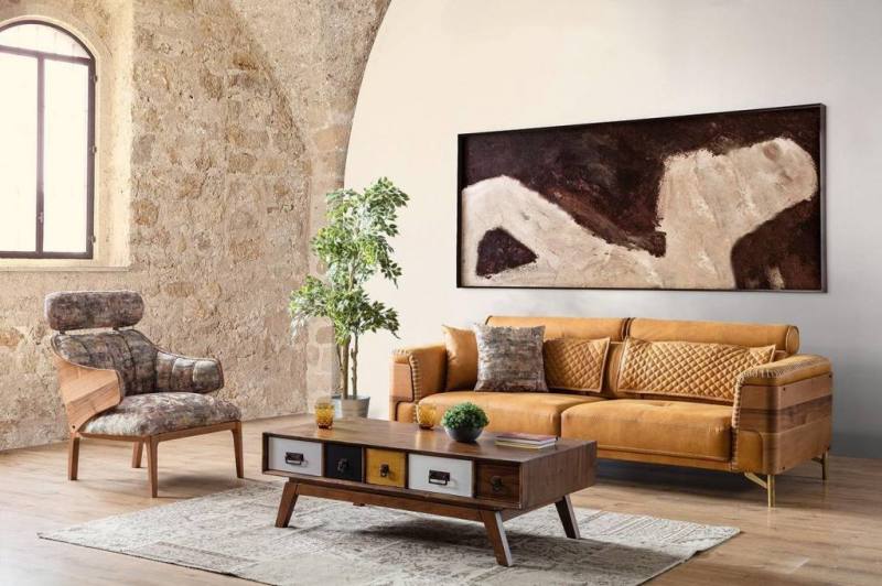 Newmood furniture vega stylish sleeper sofa living room family set