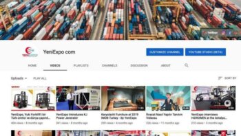 canale YouTube per video e fiere yeniexpo