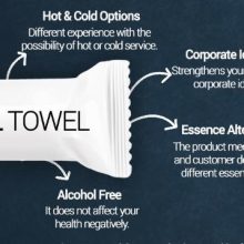 towl alacarte restaurant flad varmt håndklæde vådserviet varmekabine