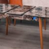 seferay kayra corner kitchen table chairs set