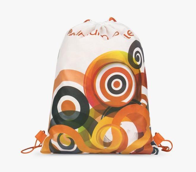 cinar promotional advertising exhibition rucksacks flap mouth ruffled backpacks bags