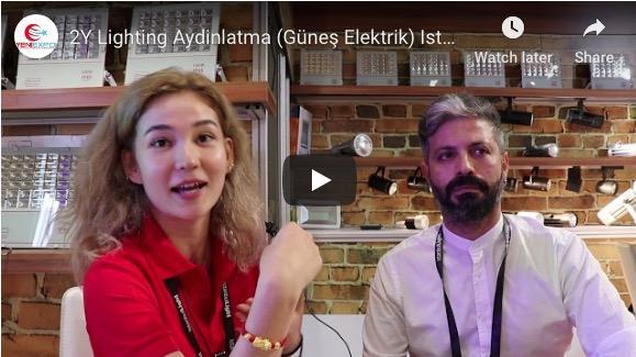 2y lighting aydinlatma (güneş elektrik) istanbul light fair made in turkey for export  yeniexpo