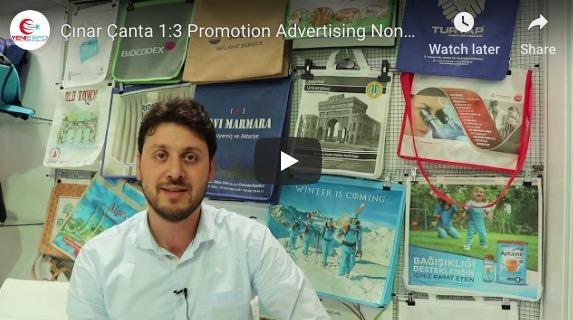 Çınar Çanta promotion advertising nonwoven fabric printed bags made in turkey export yeniexpo
