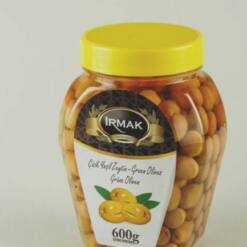 irmak green table pickled olive 600 g in plastic jar