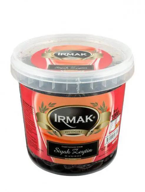 Irmak black table pickled olive 700 g in plastic vacuum sealed bag