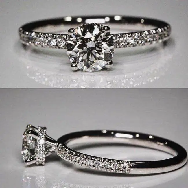 golden eye jewelry women fine diamond engagement wedding ring collection jewellery on gold or platinum