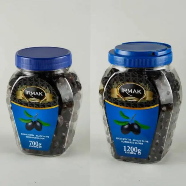 irmak black table pickled olive 700 g in plastic vacuum sealed bag