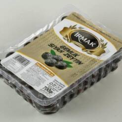 irmak black table pickled olive 700 g in plastic vacuum sealed bag